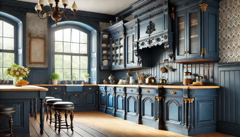 17 Kitchen Colours That Are Officially Out Of Style In 2025 (Plus 5 That Have Been Out For A While) - Decor Hint Peacock Blue