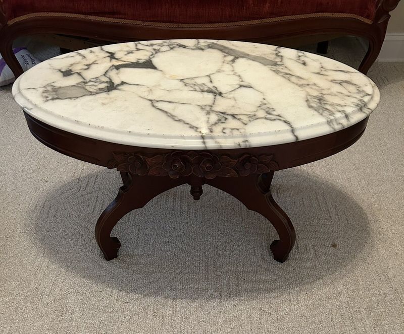 9 1900s Antiques That Looked Valuable But Weren't, And 4 That Really Were - Decor Hint Faux Marble Coffee Tables