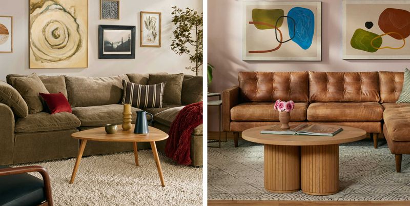 Give Your LA Living Room A Modern Edge Swap Outdated Sofa Colors For These 16 Fresh New Shades - Decor Hint Olive Mist
