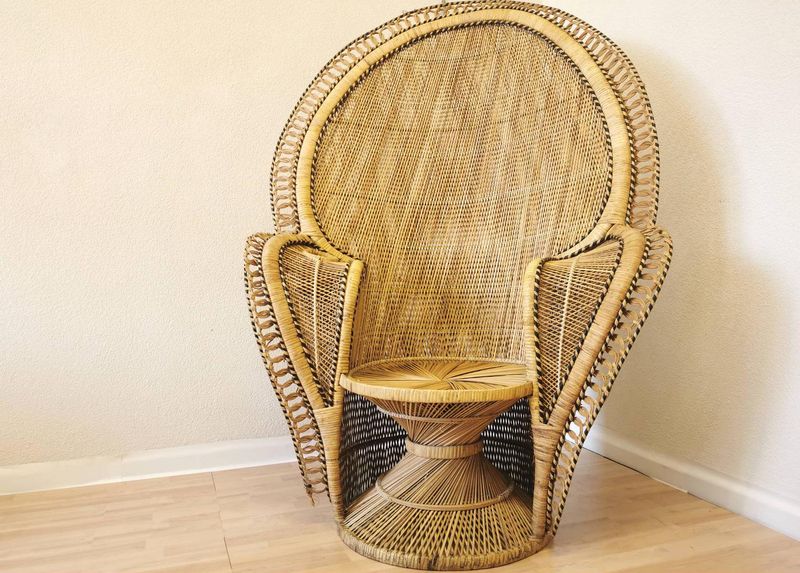 22 Things Every '80s Home Had Whether You Wanted Them Or Not - Decor Hint Wicker Peacock Chairs