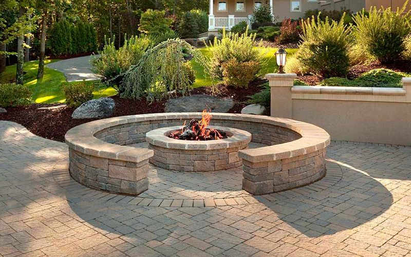 DIY Weekend Fixes To Transform Your Connecticut Home - Decor Hint Stone Fire Pit Seating Wall