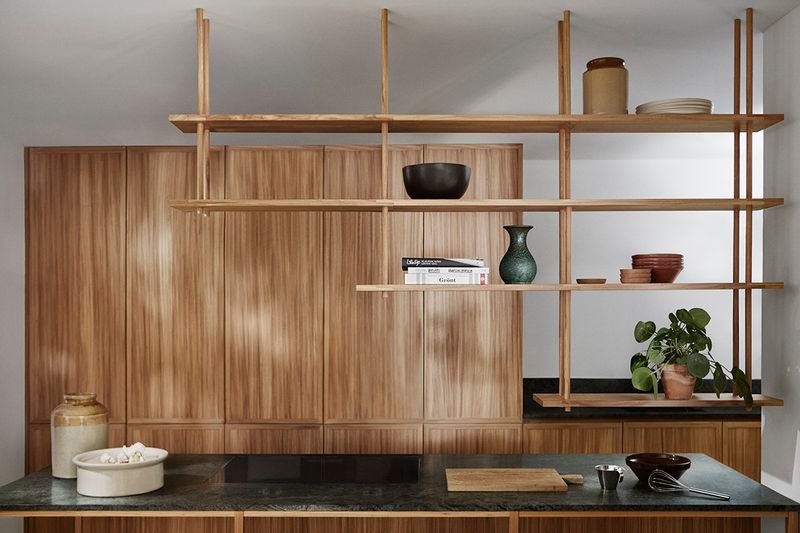 29 Innovative Kitchen Designs Everyone Will Copy Next Year - Decor Hint Suspended Shelving Systems