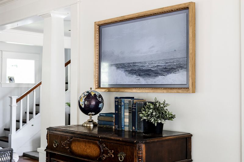 13 Home Styling Tricks That Look Luxe But Cost Almost Nothing - Decor Hint Frame Your TV