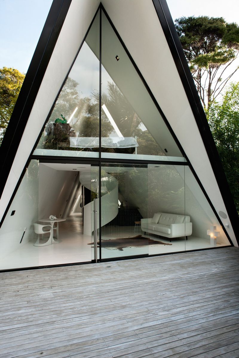 A-Frame Glass Cabin