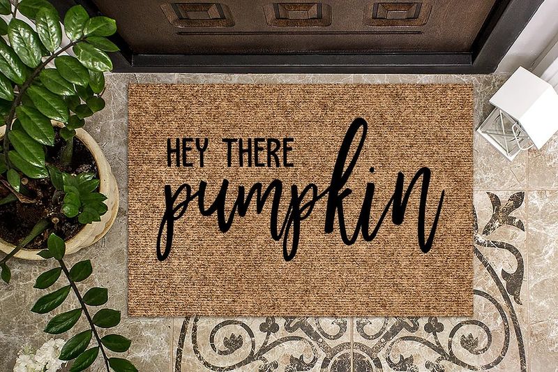 30 Smart Home Decorating Ideas That Cost Almost Nothing - Decor Hint Painted Doormat