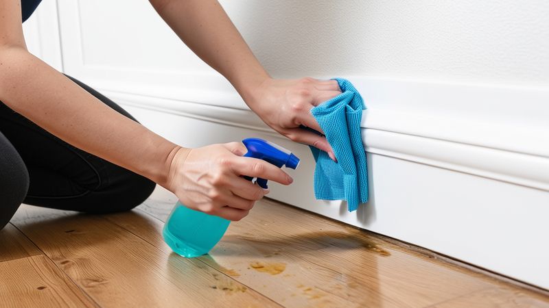 Clean Baseboards and Trim