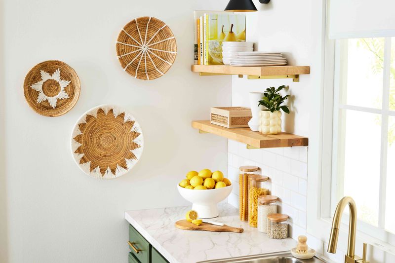22 Ways To Modernize An Outdated Kitchen Without Totally Replacing It - Decor Hint Add Statement Art