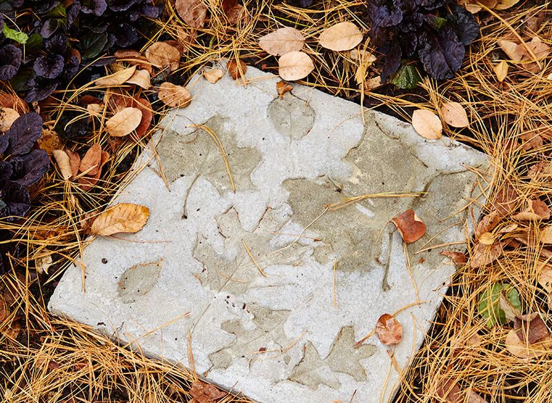 18 DIY Outdoor Decor Ideas That Look Way More Expensive Than They Are - Decor Hint Stepping Stones Personalized with Patterns or Stamps