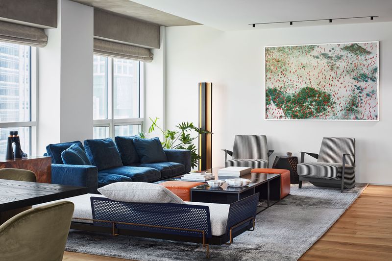 New Mexico Living Rooms Called, They Want These Couch Colors Retired (And These 8 Instead) - Decor Hint Navy Blue: Too East Coast For Southwest Living