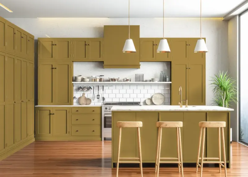 6 Kitchen Colors To Try In Lebanon Homes And 6 More Beautiful Tones For A Fresh Look - Decor Hint Saffron Yellow