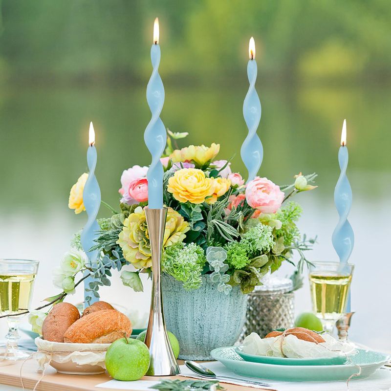 These 18 Spring Home Decor Picks Instantly Cheer Up Any Room Starting at $10 - Decor Hint Twist Taper Candles