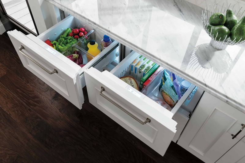 29 Innovative Kitchen Designs Everyone Will Copy Next Year - Decor Hint Drawer Refrigerators