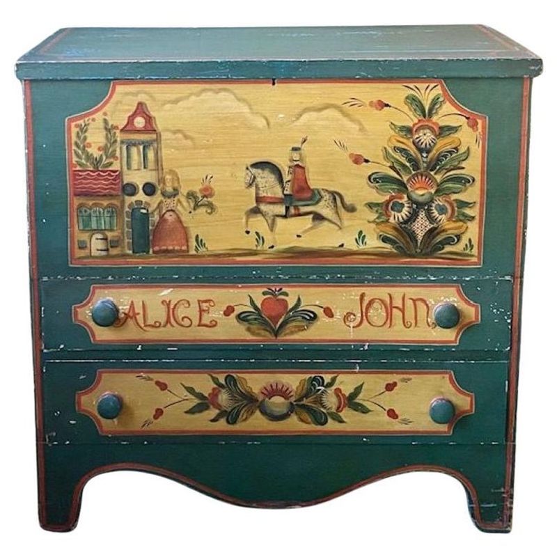 9 Antiques New York Collectors Are Betting On And 9 You Might Regret Keeping - Decor Hint Folk Art Painted Furniture