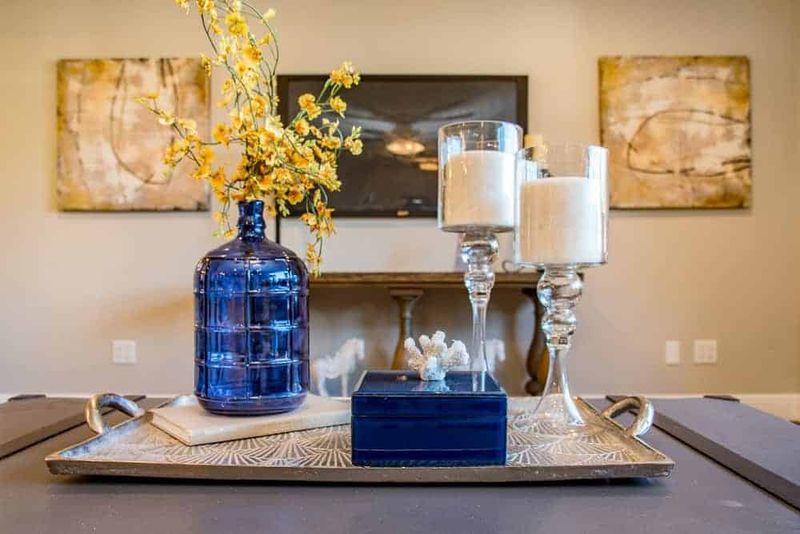 Use Trays to Contain Visual Clutter