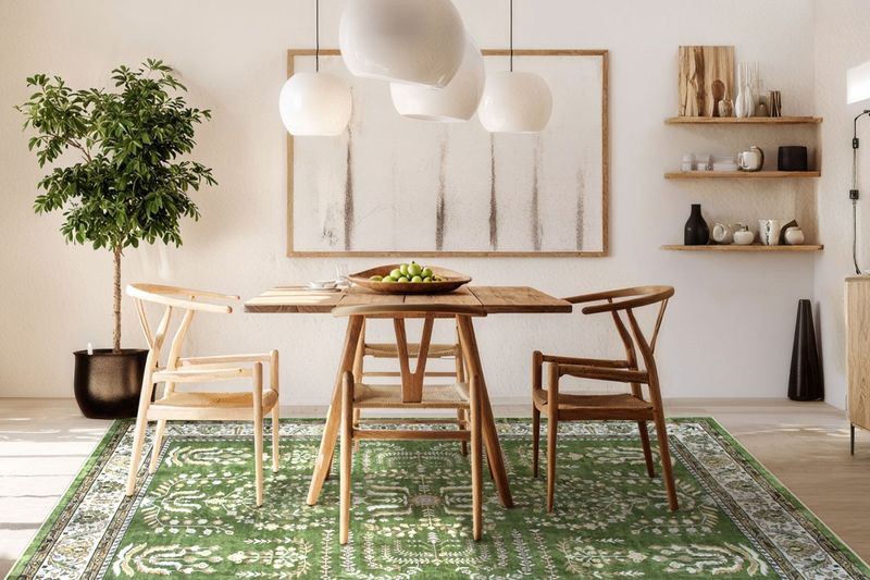 11 Dining Room Updates Keeping Georgia Homes Effortlessly Stylish - Decor Hint Patterned Area Rugs