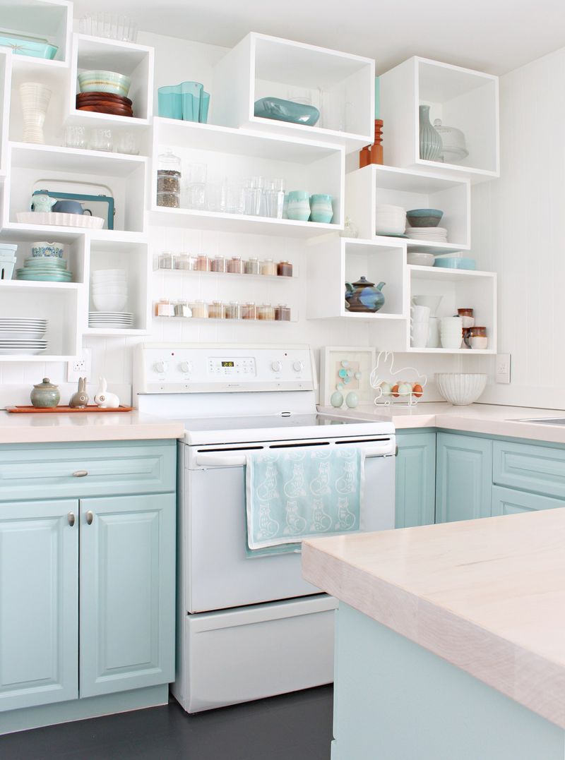 20 Outdated Kitchen Cabinet Styles Designers Say To Avoid - Decor Hint Excessive Open Shelving