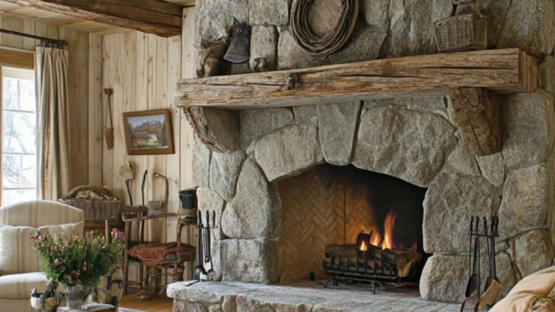 Rustic Yet Refined: 10 Pennsylvania Decorating Trends That Last - Decor Hint Stone Farmhouse Elements