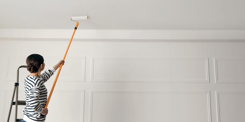 Keep ceilings light to open space