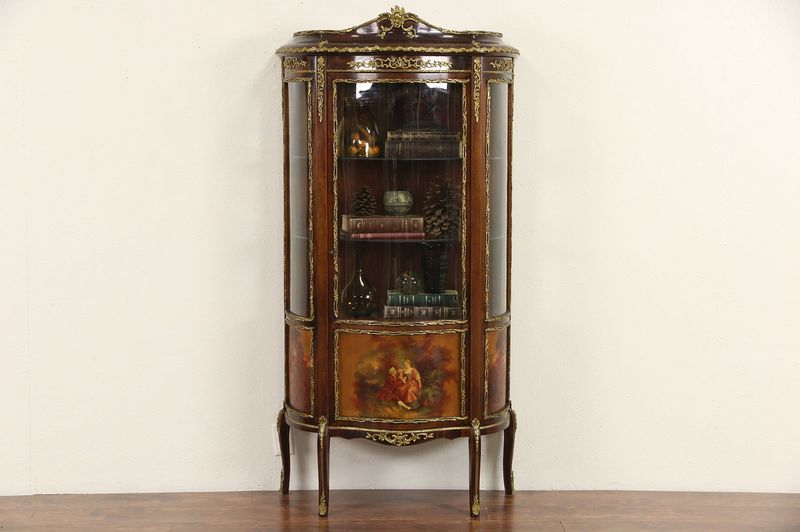 1920s Beveled Glass Cabinets