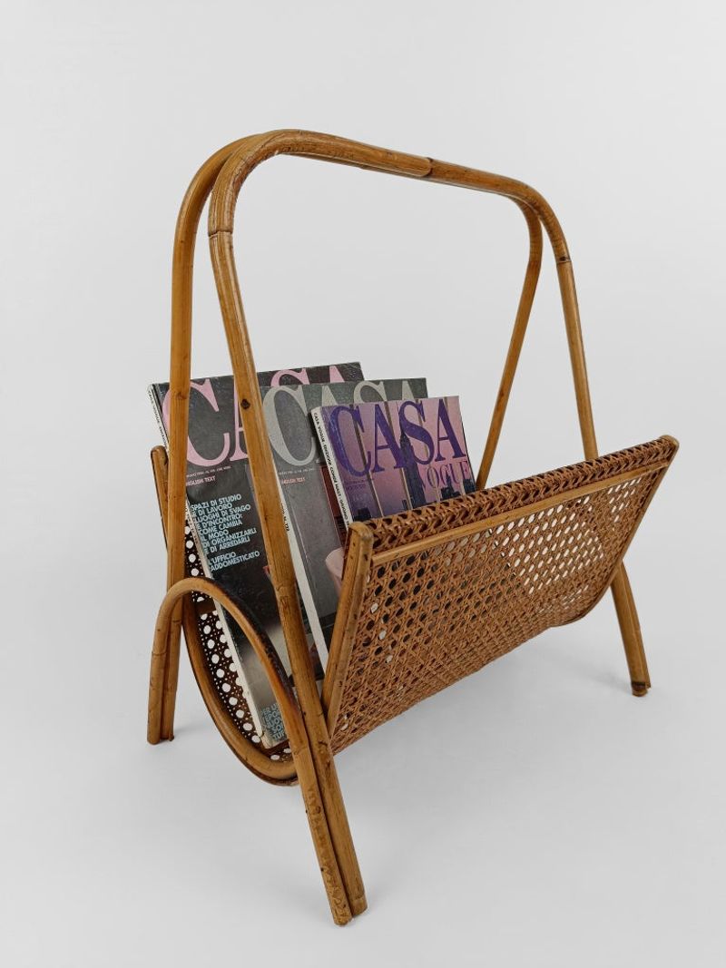Wicker Magazine Racks