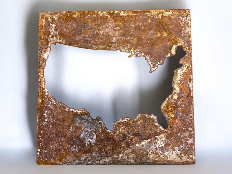6 Treasures Arizona Collectors Expect To Rise In Value And 5 Set To Drop - Decor Hint Outdated metal wall art with desert motifs