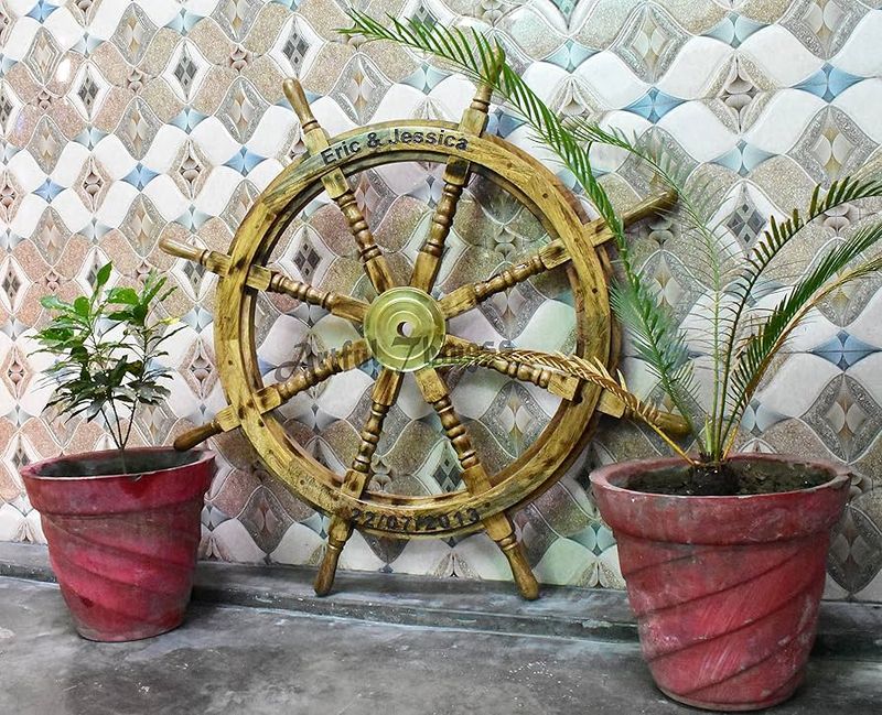 Weathered Ship Wheels