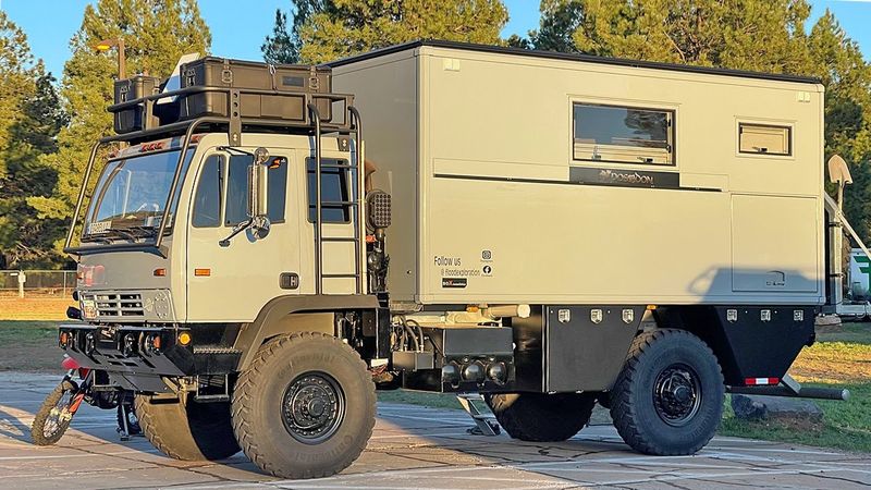 11 Brilliantly Creative Tiny Homes Made From Vehicles - Decor Hint Military Truck Cabin