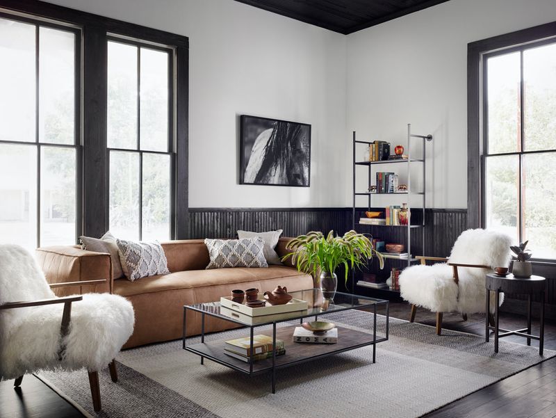 Wool and fur throws