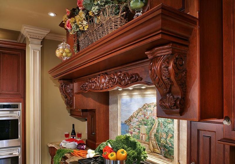 25 French Country Kitchens Designs To Inspire Your Space - Decor Hint Decorative Corbels and Moldings