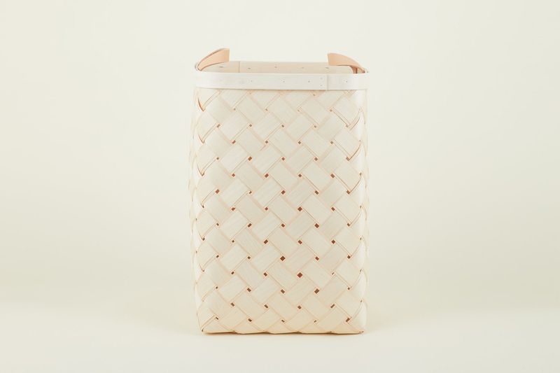 Scandinavian Birch Wood Hamper