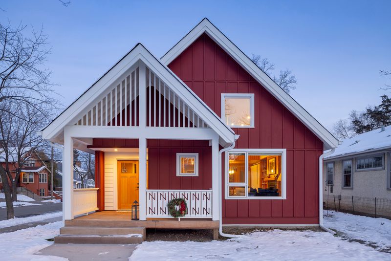 12 Scandinavian-Inspired Exterior Touches From Minnesota Cabins - Decor Hint Falu Red Exterior Paint