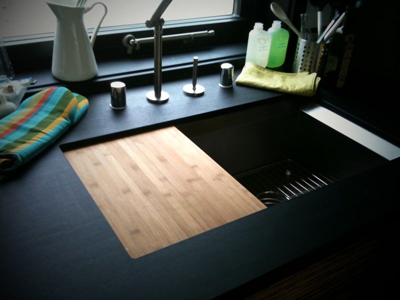 18 Popular Countertop Materials That Are Least Expensive And What To Know About Them - Decor Hint Paper Composite