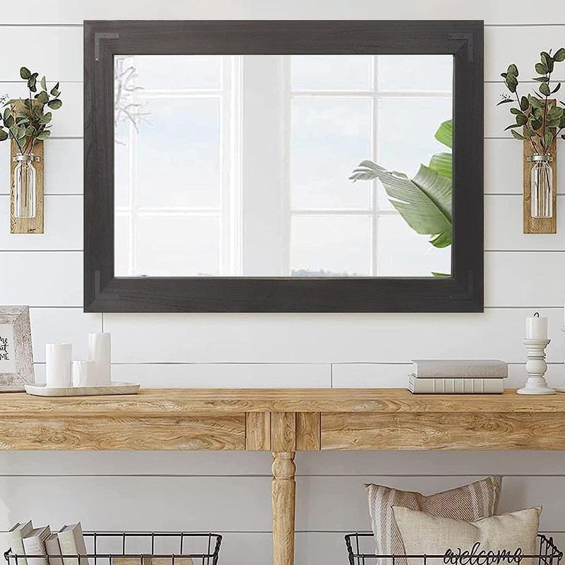 15 Latest Wall Decor Ideas Wooden Wall Decor Interior Design Wall Decorating For Living - Decor Hint Wooden Framed Mirrors