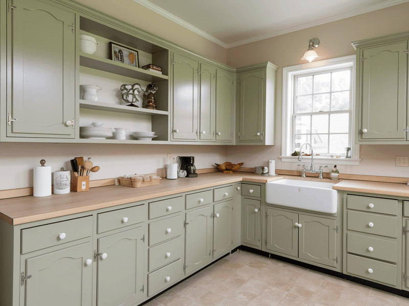 14 Kitchen Colors Going Out Of Style In Phoenix Homes (And 4 That Left Long Ago) - Decor Hint Sage Green