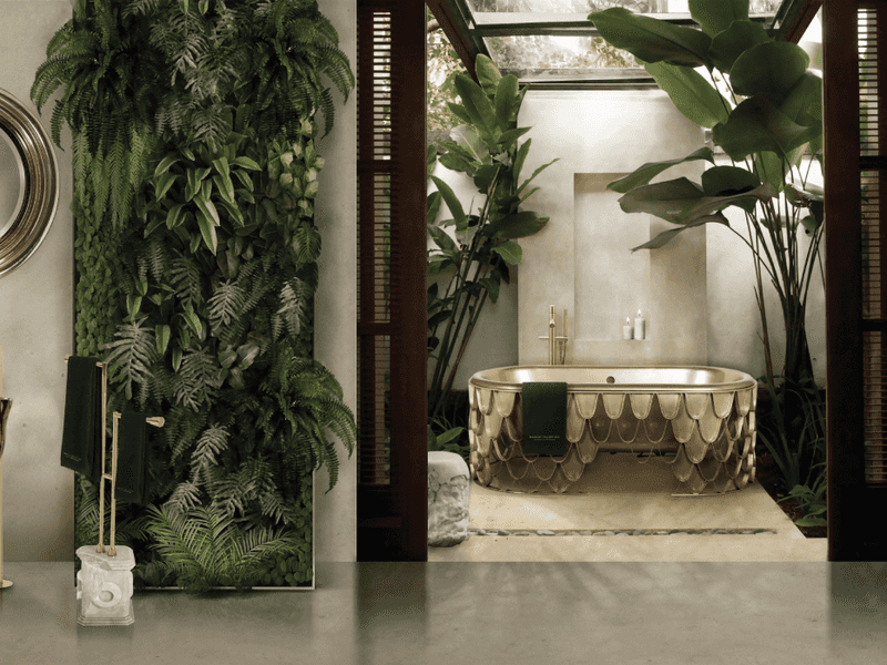12 Bathroom Upgrades That Scream Relaxed Luxury In Florida Houses - Decor Hint Indoor Plants for Tropical Spa Vibes