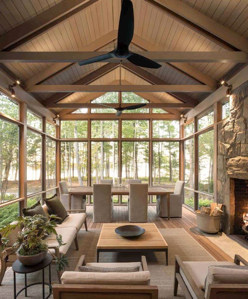 24 Screened-In Porch Ideas That Will Make Your Home The Ultimate Retreat - Decor Hint Neutral Color Palette