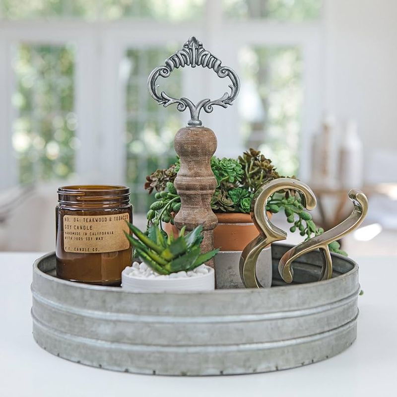 15 Functional And Stylish Farmhouse Living Room Ideas (Plus 5 You Will Absolutely Love) - Decor Hint Galvanized metal accents