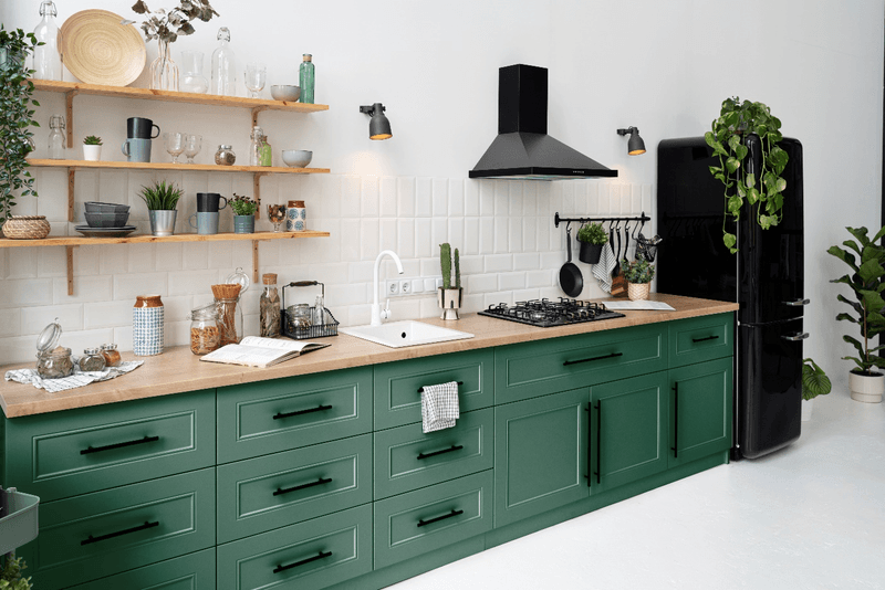 Cluttered Countertops