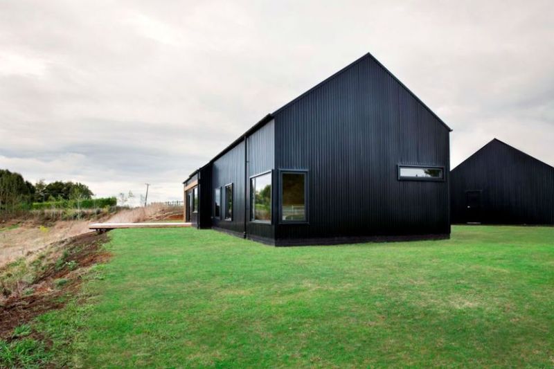 15 Black Homes That Break All The Rules - Decor Hint Midnight Barn Conversion