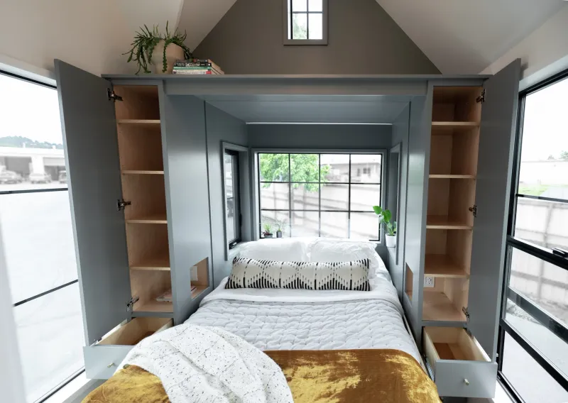 16 Design Tricks From Oregon's Eco-Friendly Tiny Homes - Decor Hint Murphy Beds That Transform