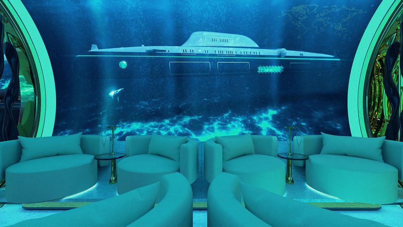 25 Amenities You Can Find In Billionaires' Homes - Decor Hint Submarine Docks