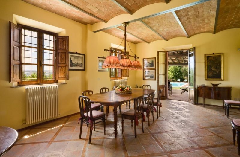 Tuscan Terracotta Dining Space