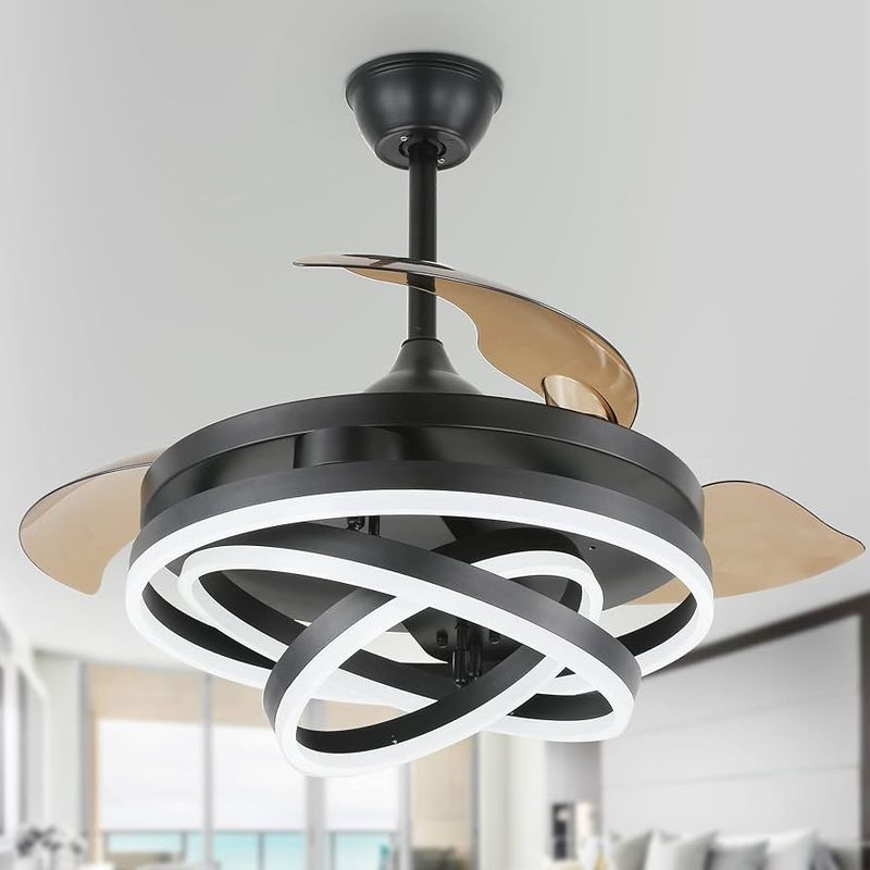 10 Reasons Fandeliers Are The Hottest Hybrid Lighting Trend Today - Decor Hint Low-noise Fan Motors