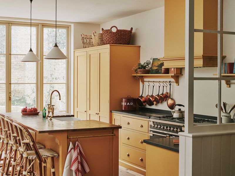 12 Kitchen Colors Designers Say You Should Try In 2025 Instead Of Many Shades Of Green (Plus 6 More Gorgeous Shades) - Decor Hint Mustard Yellow