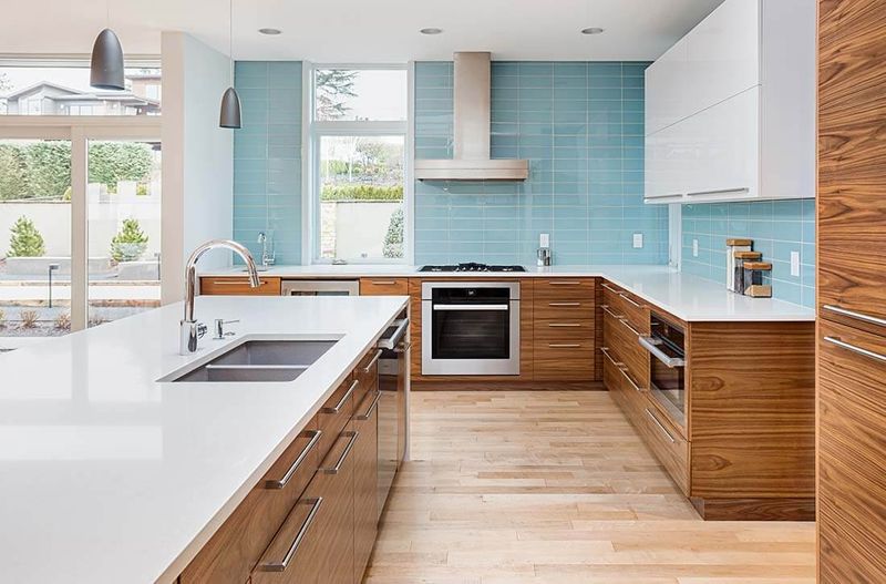 These Are The 16 Most Versatile Kitchen Cabinet Styles, Say Interior Designers - Decor Hint Flat-Panel (Slab) Cabinets
