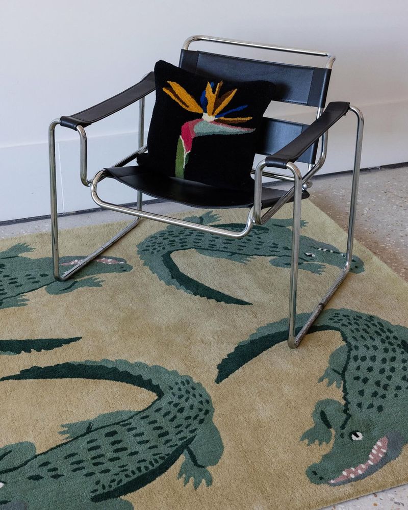 Alligator Area Rug