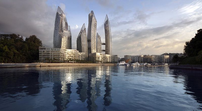 These 16 Apartment Buildings Are The Coolest In The World - Decor Hint Reflections at Keppel Bay, Singapore