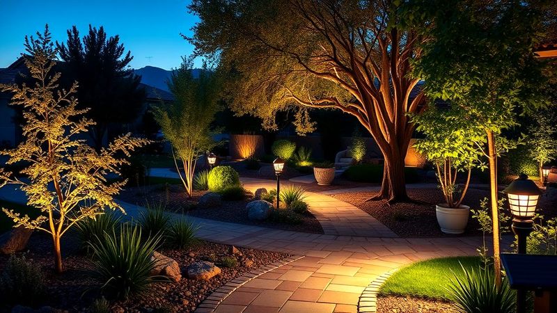 Desert Style Inside And Out: 10 Smart Ideas For Utah Yards And Entryways - Decor Hint Solar Lighting Pathways