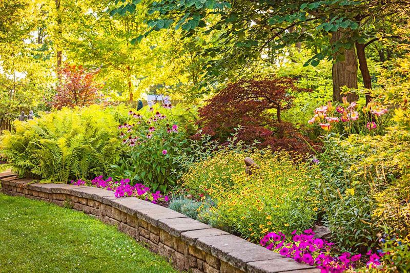 Overly Ornate Landscaping With Non-Native Plants