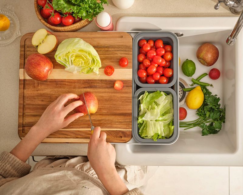 Integrated Cutting Board